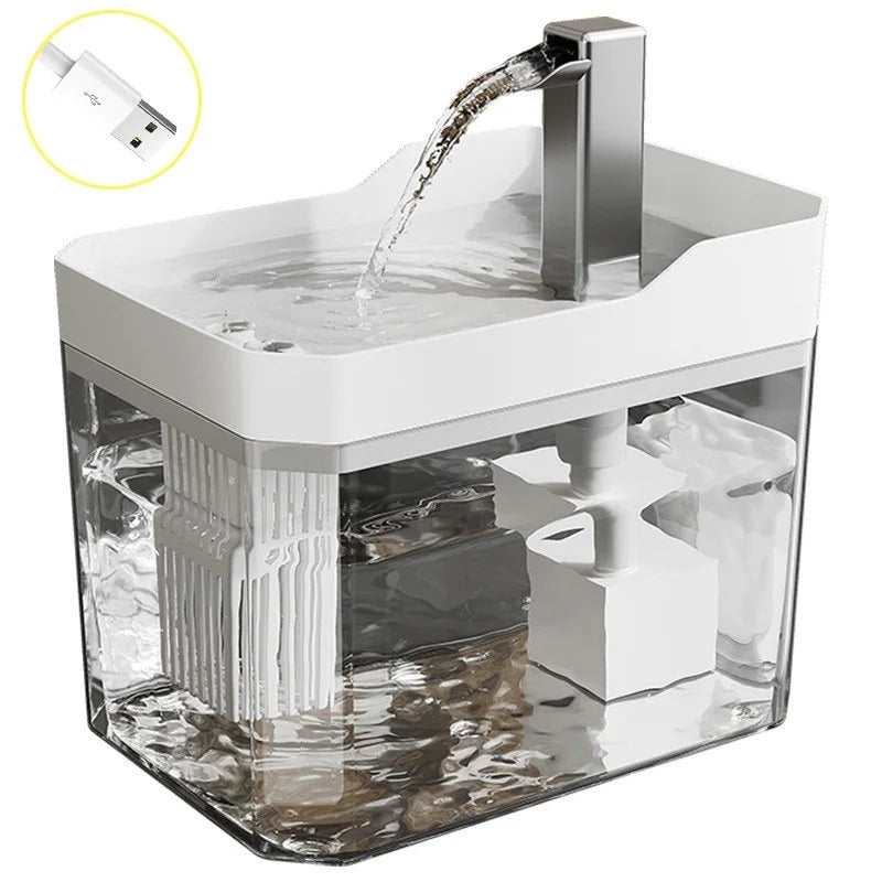 Smart Pet Water Fountain – Auto-Circulating Cat Water Dispenser