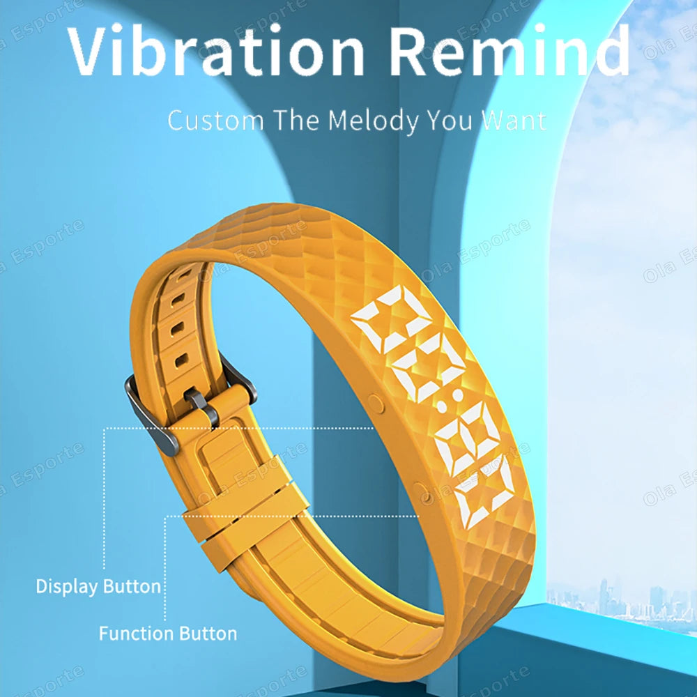 Silent Vibrating Alarm Wristband