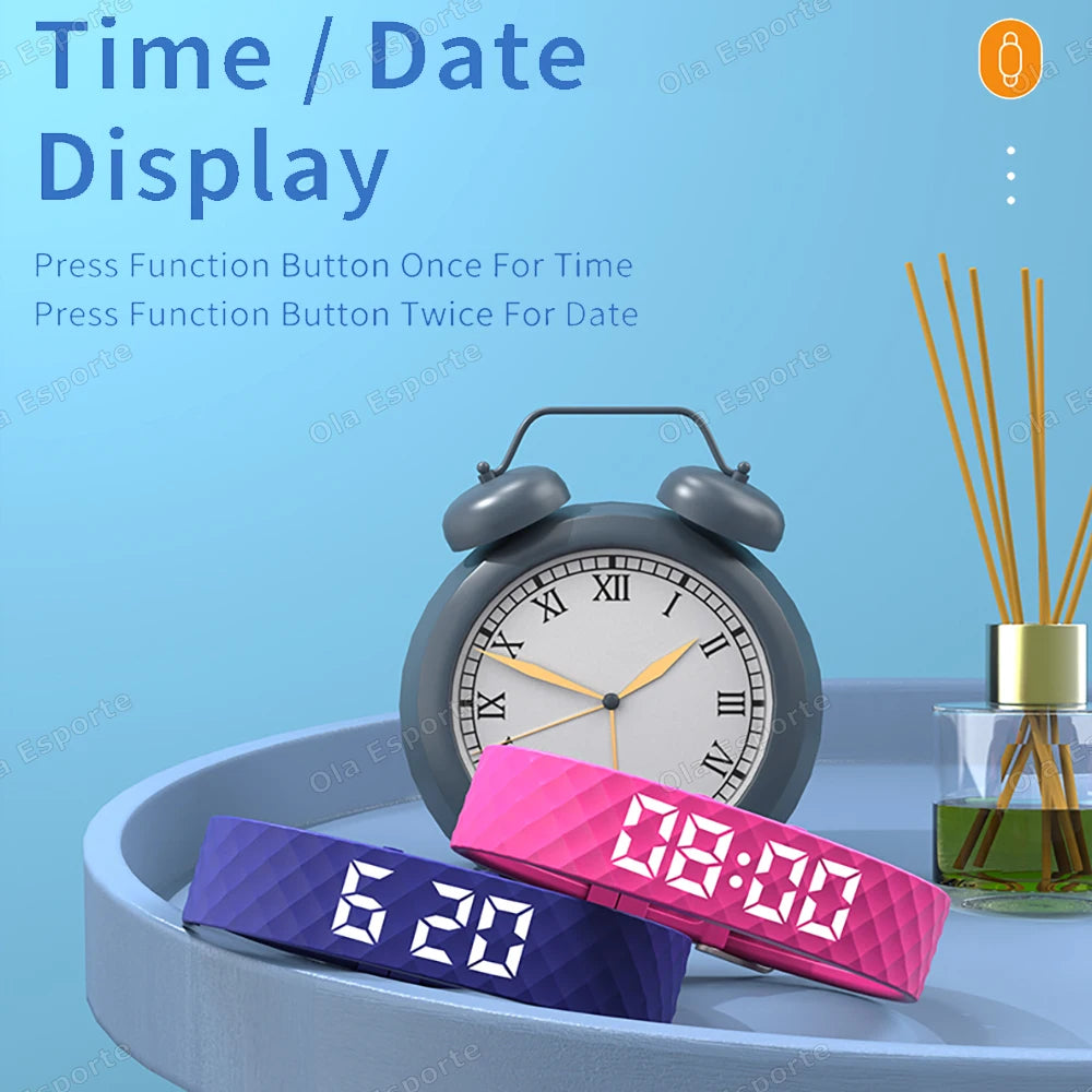 Silent Vibrating Alarm Wristband
