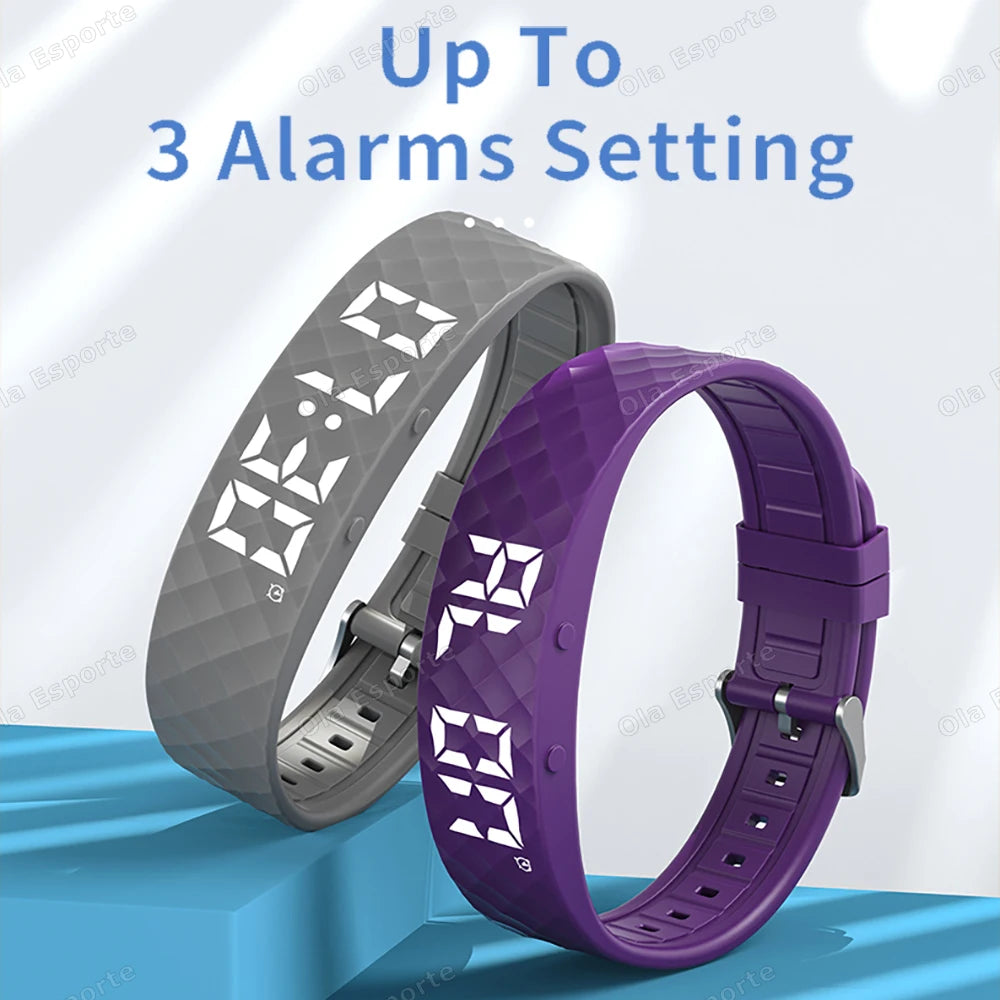 Silent Vibrating Alarm Wristband